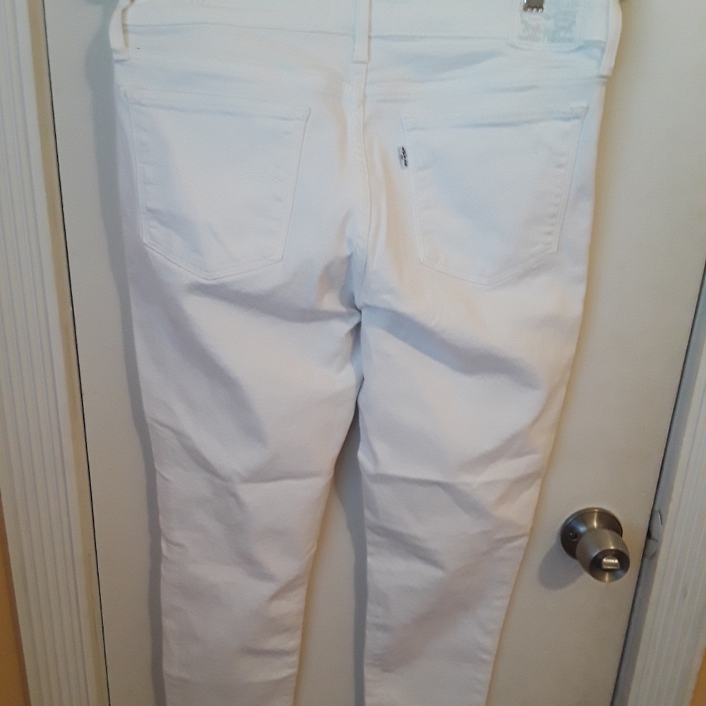 Levis 711 white jeans - Picture 8 of 16